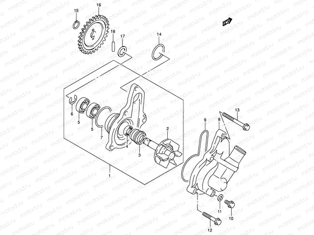 17 - WATER PUMP