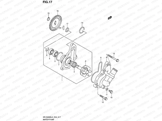 17 - WATER PUMP