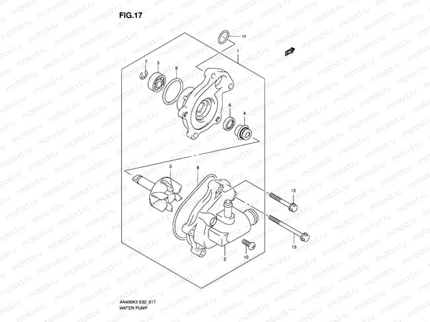 17 - WATER PUMP