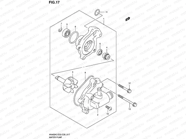 17 - WATER PUMP