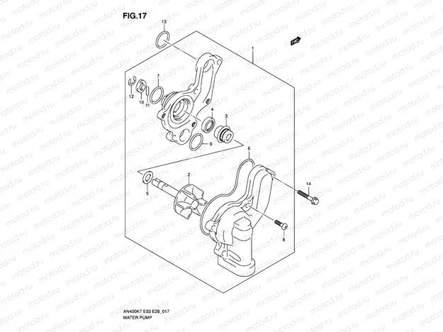 17 - WATER PUMP
