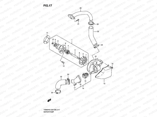 17 - WATER PUMP