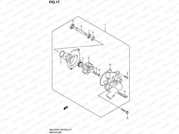 17 - WATER PUMP