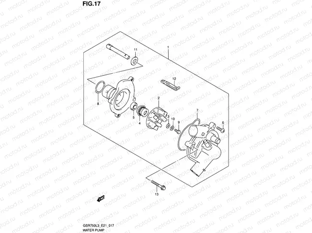 17 - WATER PUMP