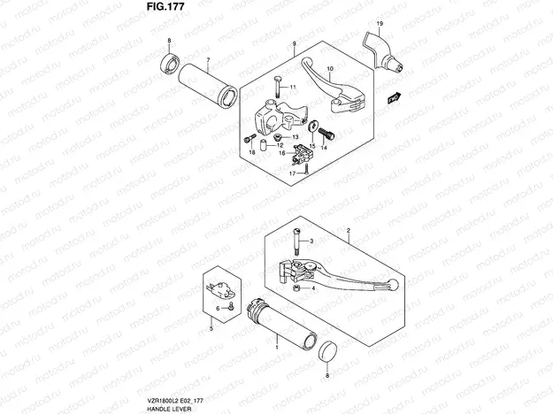 177 - HANDLE LEVER (VZR1800L2 E02)
