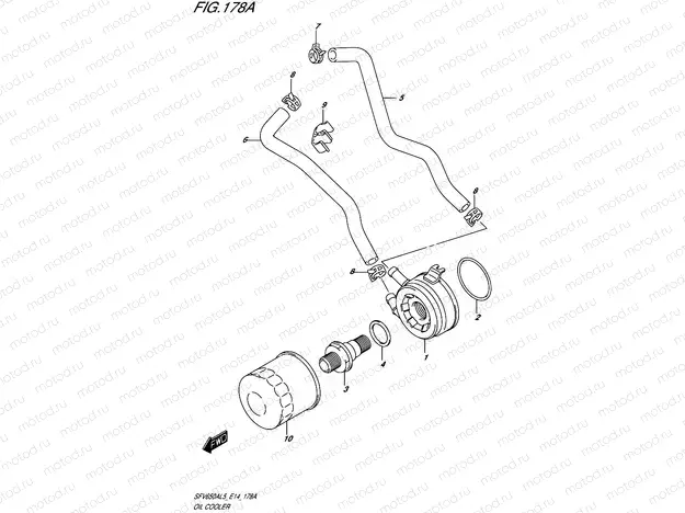 178A - OIL COOLER