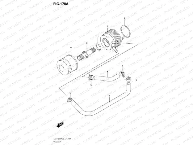 178A - OIL COOLER