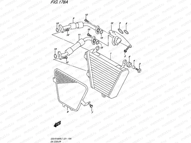 178A - OIL COOLER