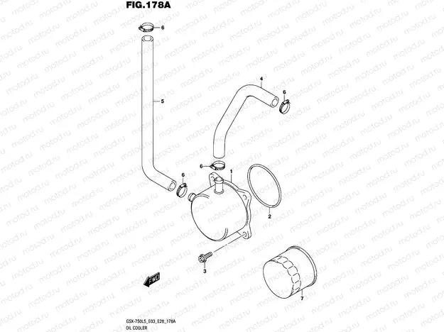 178A - OIL COOLER