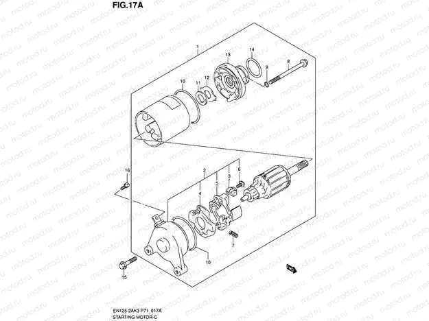 17A - STARTING MOTOR (DENSO)