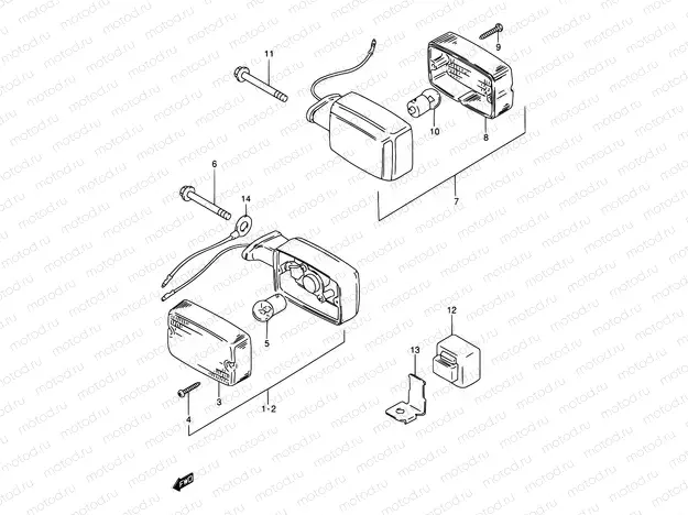 17A - TURNSIGNAL LAMP (MODEL X E71,E94,P36,P94,MODEL Y E71)