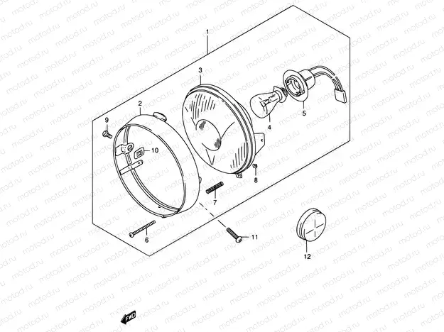 18 - HEADLAMP (E01,E24,E71)
