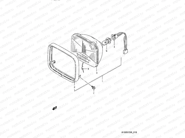 18 - HEADLAMP (P23)