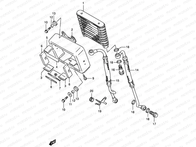18 - OIL COOLER