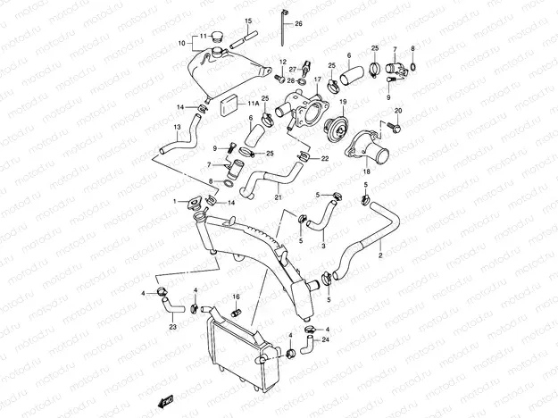 18 - RADIATOR HOSE