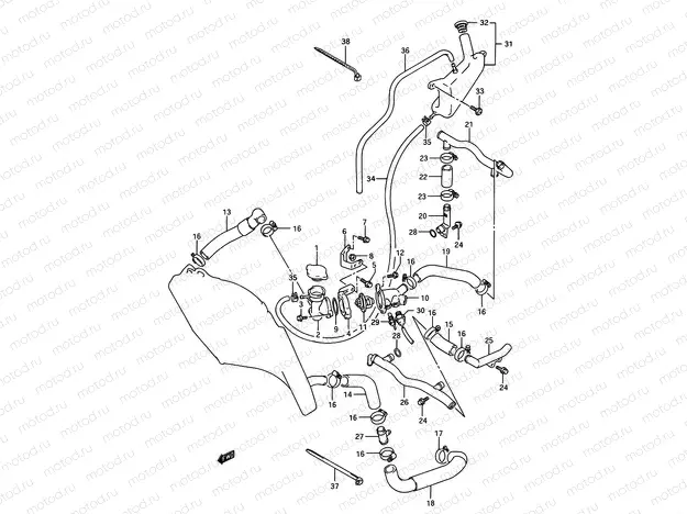 18 - RADIATOR HOSE