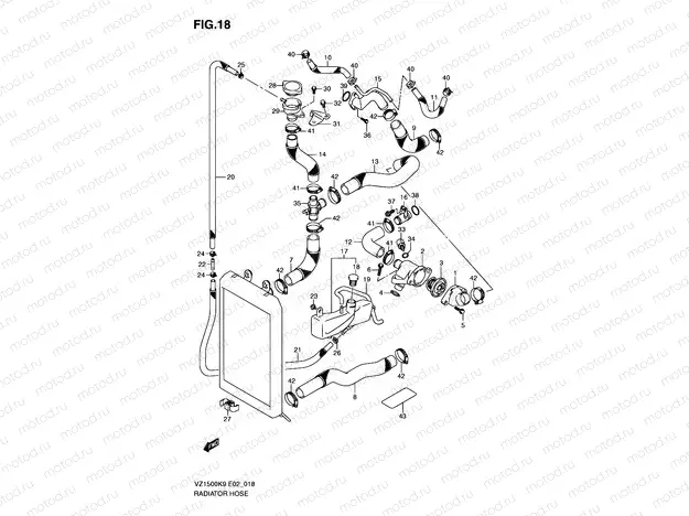 18 - RADIATOR HOSE