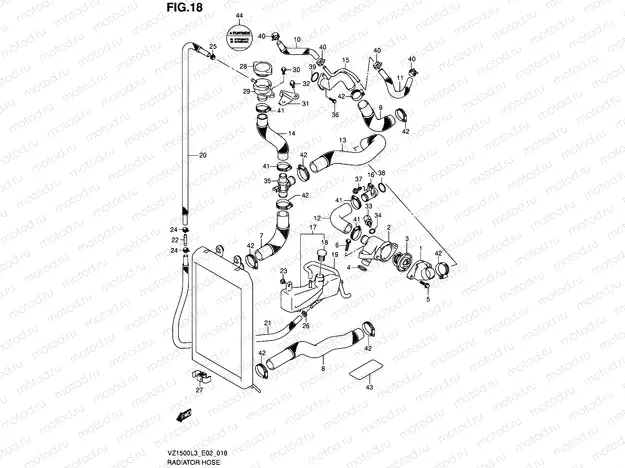 18 - RADIATOR HOSE