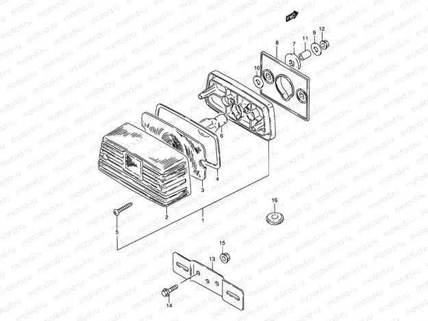 18 - REAR COMBINATION LAMP