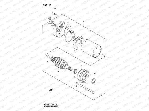 18 - STARTING MOTOR