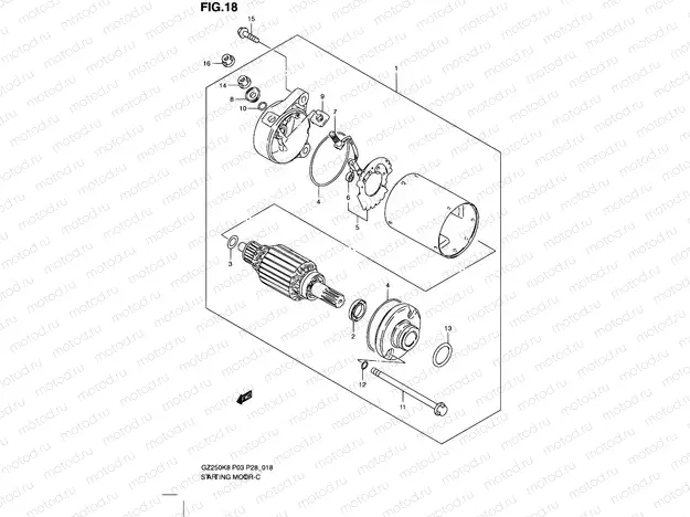 18 - STARTING MOTOR