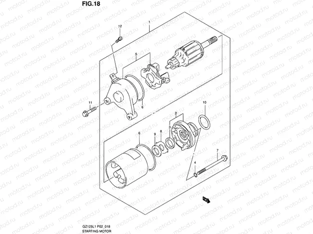 18 - STARTING MOTOR