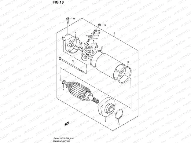18 - STARTING MOTOR