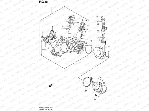 18 - THROTTLE BODY