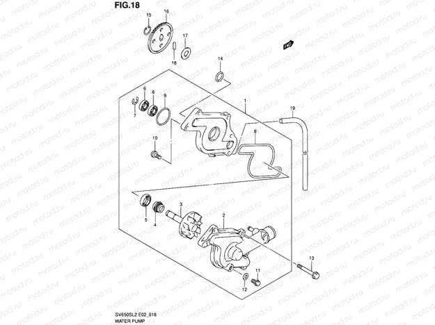 18 - WATER PUMP