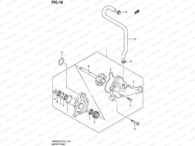 18 - WATER PUMP