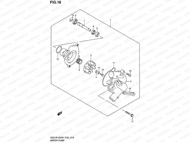 18 - WATER PUMP