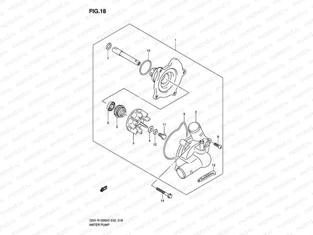 18 - WATER PUMP