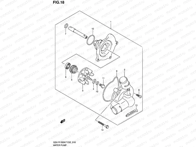 18 - WATER PUMP