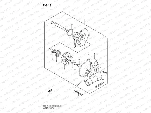18 - WATER PUMP