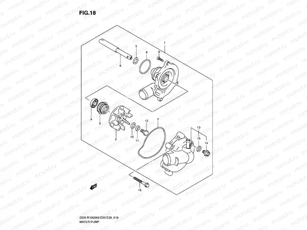 18 - WATER PUMP