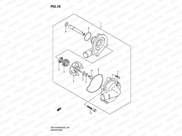 18 - WATER PUMP