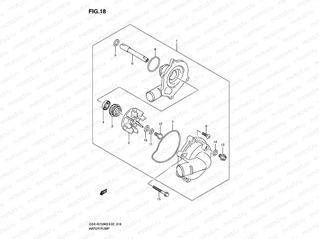18 - WATER PUMP