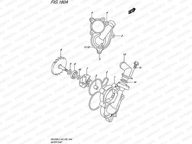 180A - WATER PUMP