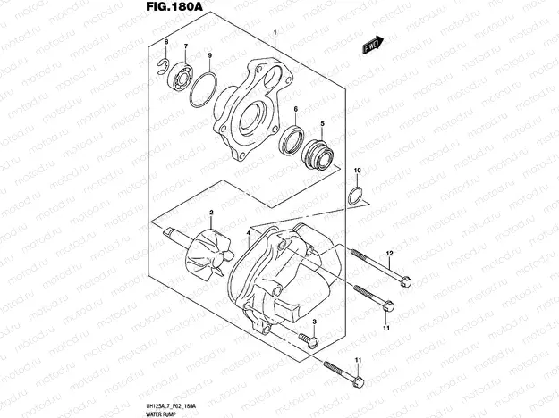 180A - WATER PUMP