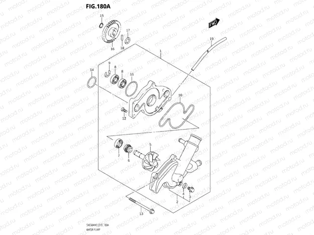 180A - WATER PUMP