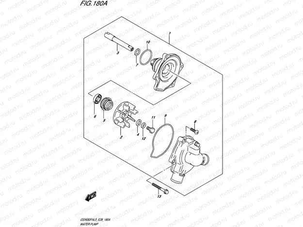 180A - WATER PUMP