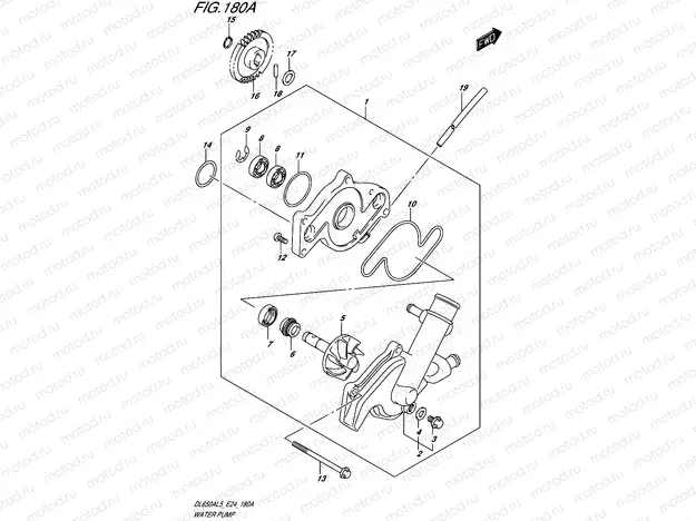 180A - WATER PUMP