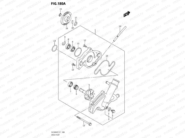 180A - WATER PUMP