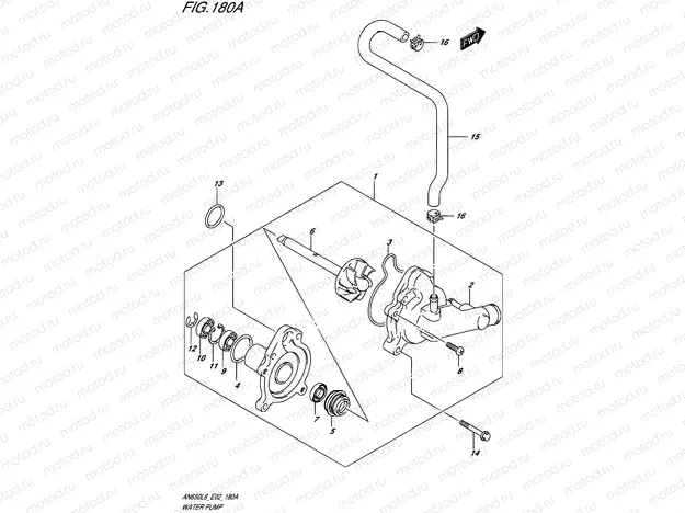 180A - WATER PUMP