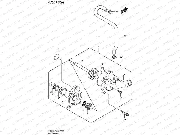 180A - WATER PUMP