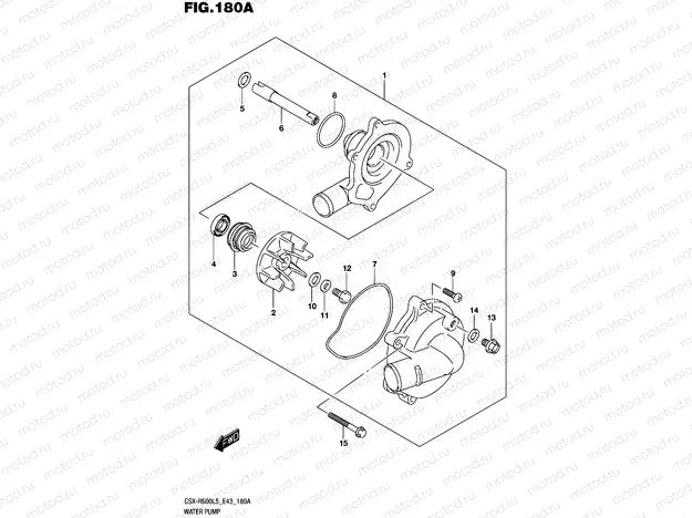 180A - WATER PUMP