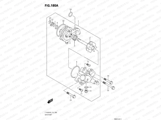 180A - WATER PUMP