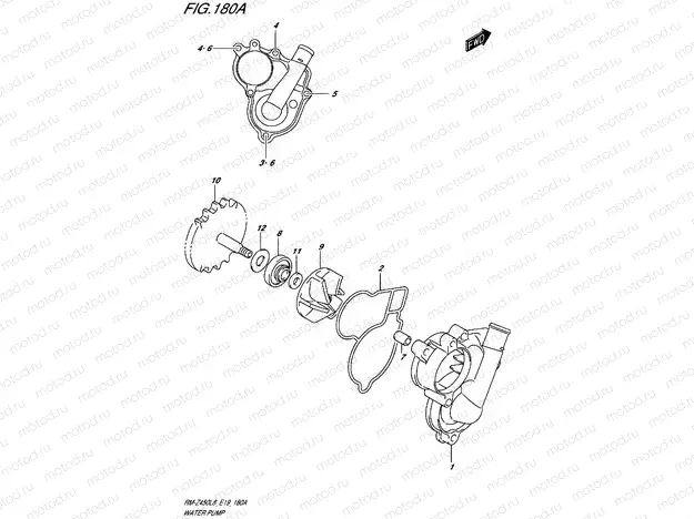180A - WATER PUMP