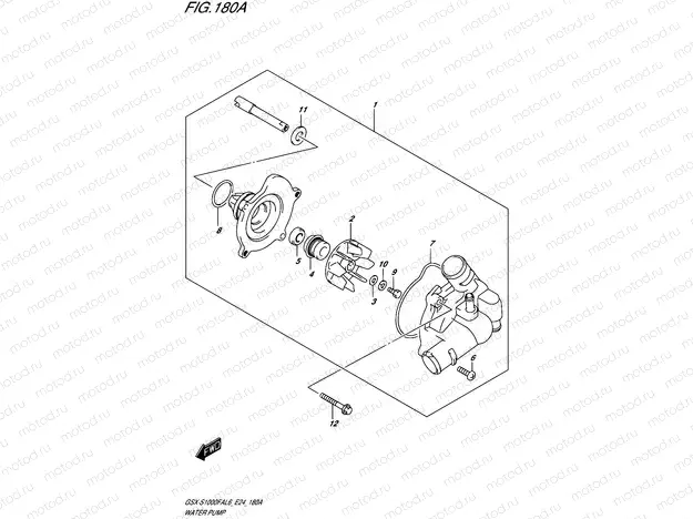 180A - WATER PUMP