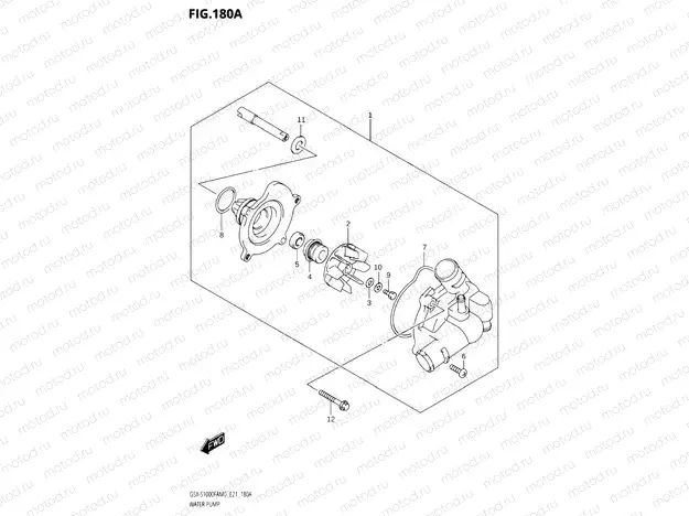 180A - WATER PUMP